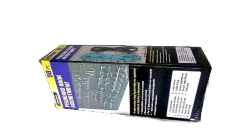 STOREHOUSE Pegboard Hook Kit, 50 Piece