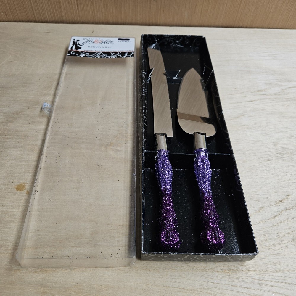 Studio His & Hers Serving Set Cake Knife & Serve