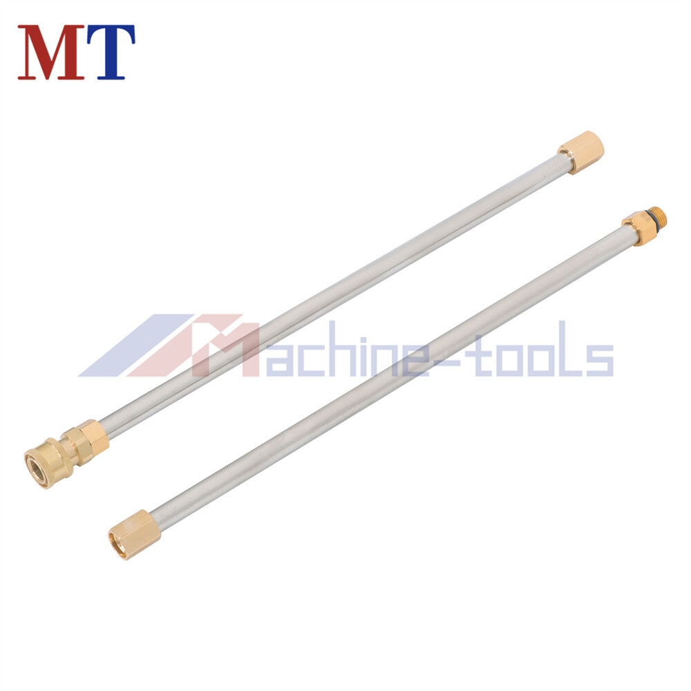 High Pressure Washer Gun Extension Wand Lance Gutter Cleaner Nozzles Kit 4000PSI