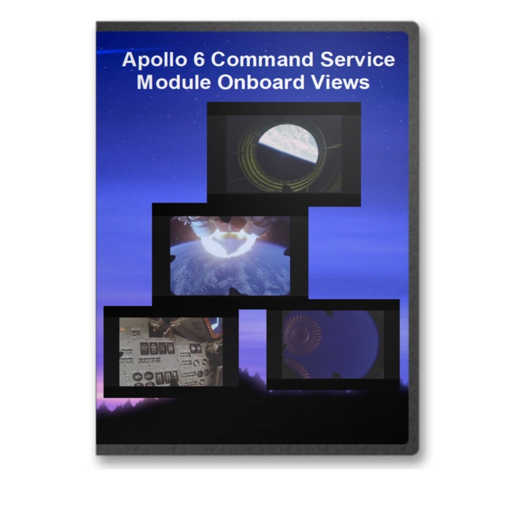Apollo 6 Command Service Module CSM Onboard Views DVD - C745