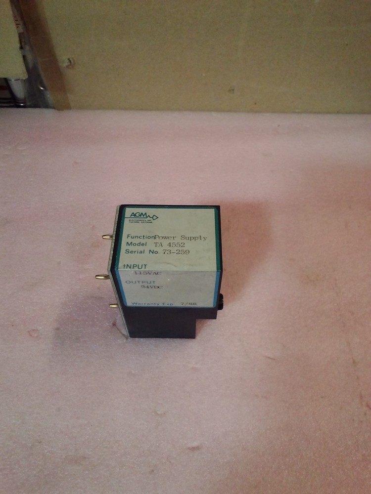 AGM Electronics TA 4552 115 VAC Input 24VDC Output Power Supply