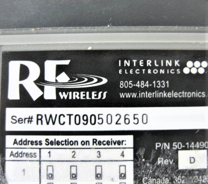 Interlink Electronics 50-14490 RF Wireless USB Receiver - Used - For Parts/As Is