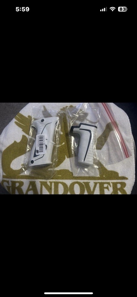 New White Planet Eclipse 170r Grips (Extremely Rare) ￼