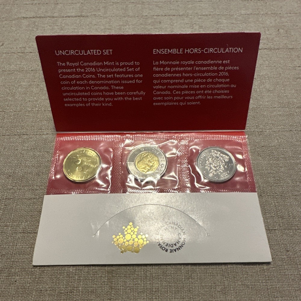 2016 CANADA UNCIRCULATED 6-COIN PROOFLIKE SET