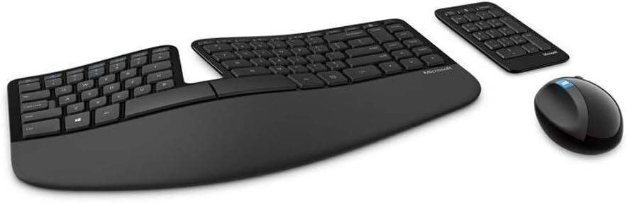Microsoft Sculpt Ergonomic Wireless Desktop Keyboard & Wireless Mouse (READ)