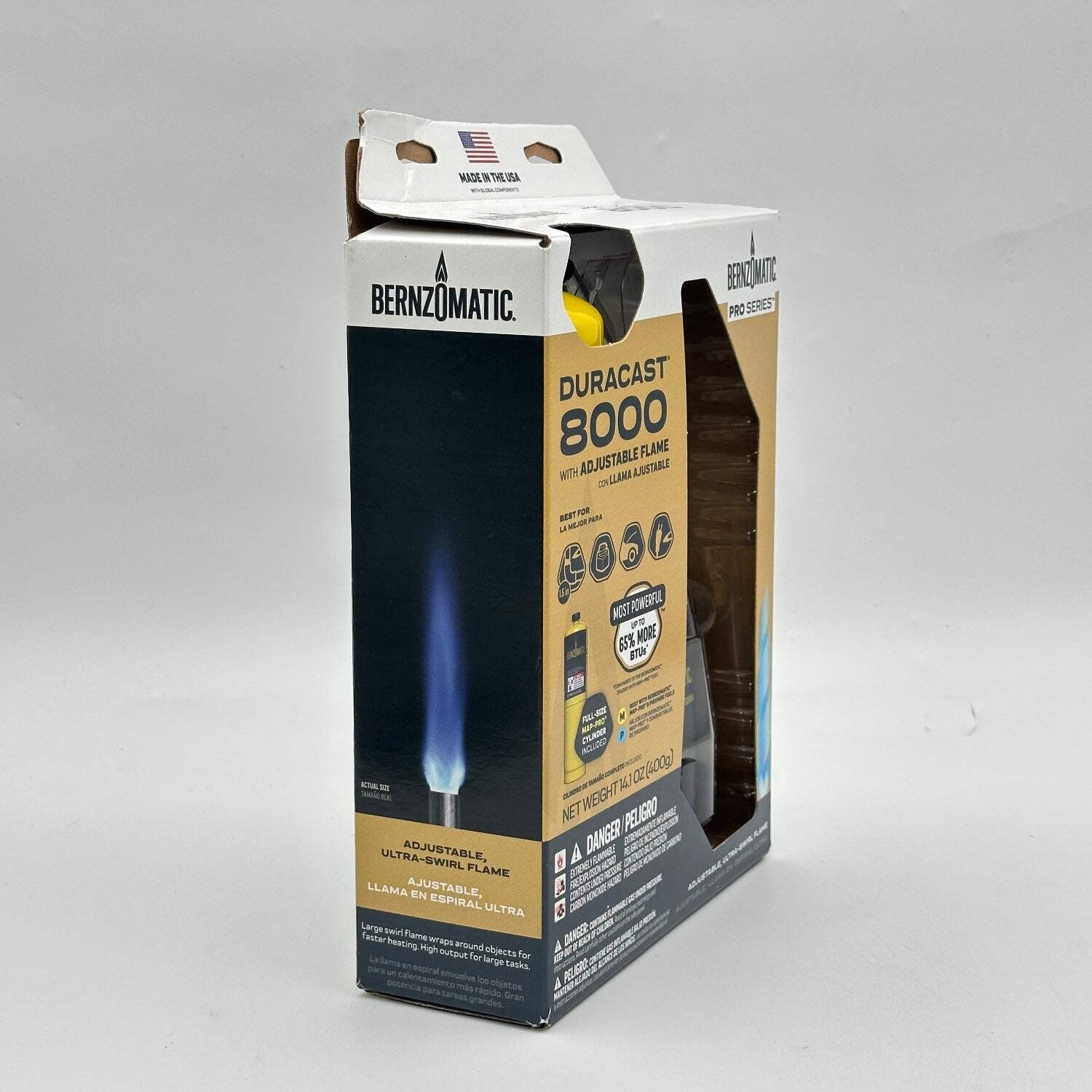 New Bernzomatic DURACAST 8000 Propane / MAP-Pro Soldering Torch Kit