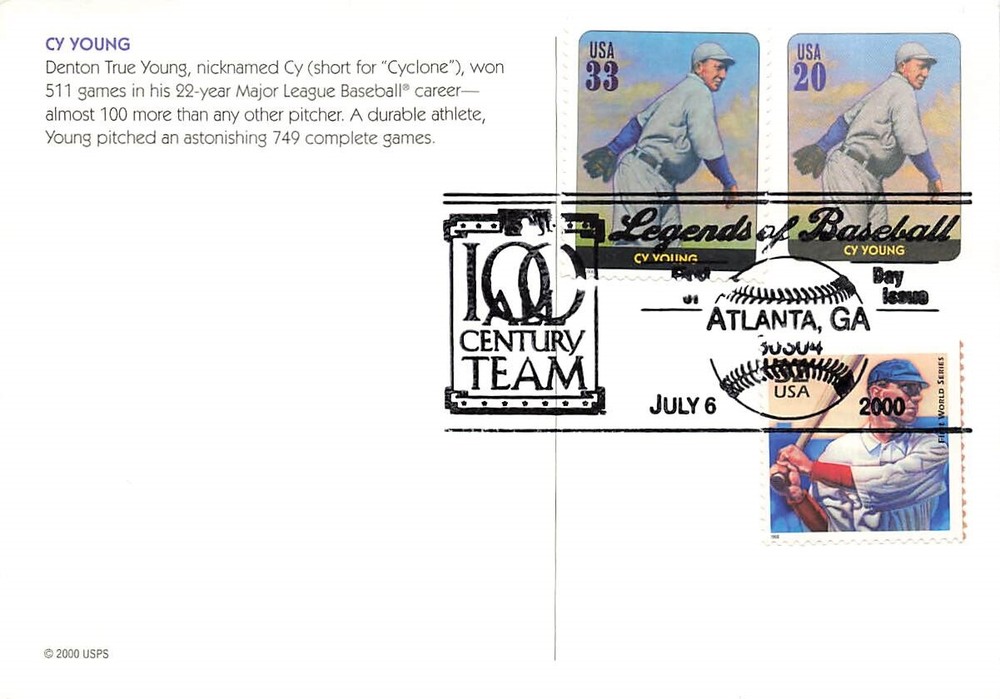 3408m 33c CY YOUNG - Maxicard combo