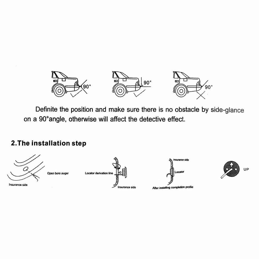 4 Parking Sensor Car Auto Backup Reverse Rear Radar Sound System Alert Alarm Kit