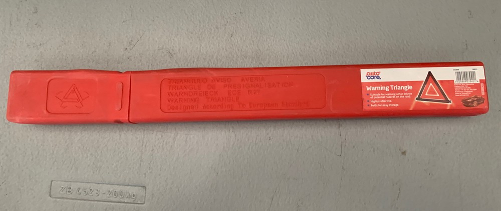 Autocare AC1762 Warning Triangle Highly Reflective Foldable Emergency Safety