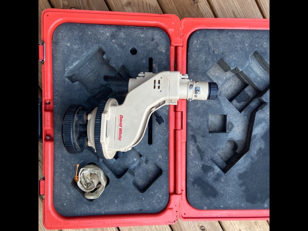 David White LT8-300LTU Line Transfer Unit. Model 8877. Surveyor Tool