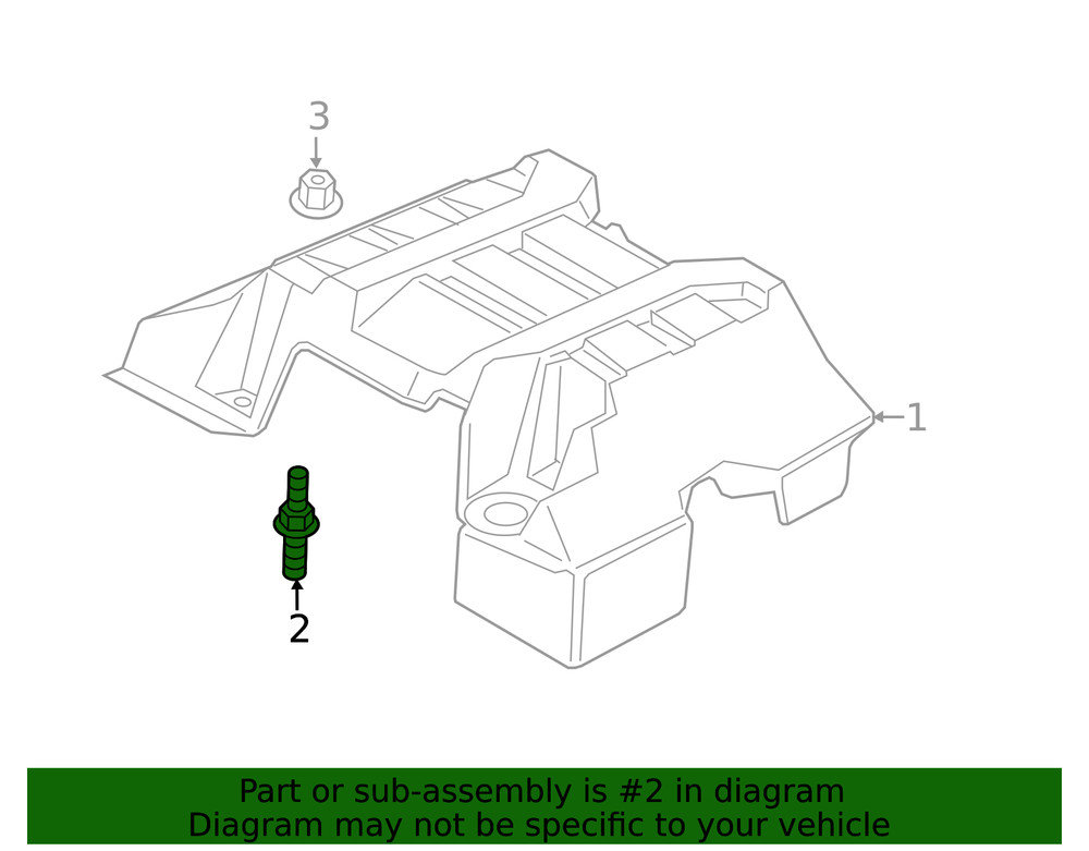 Genuine Ford Engine Cover Stud W716473S437
