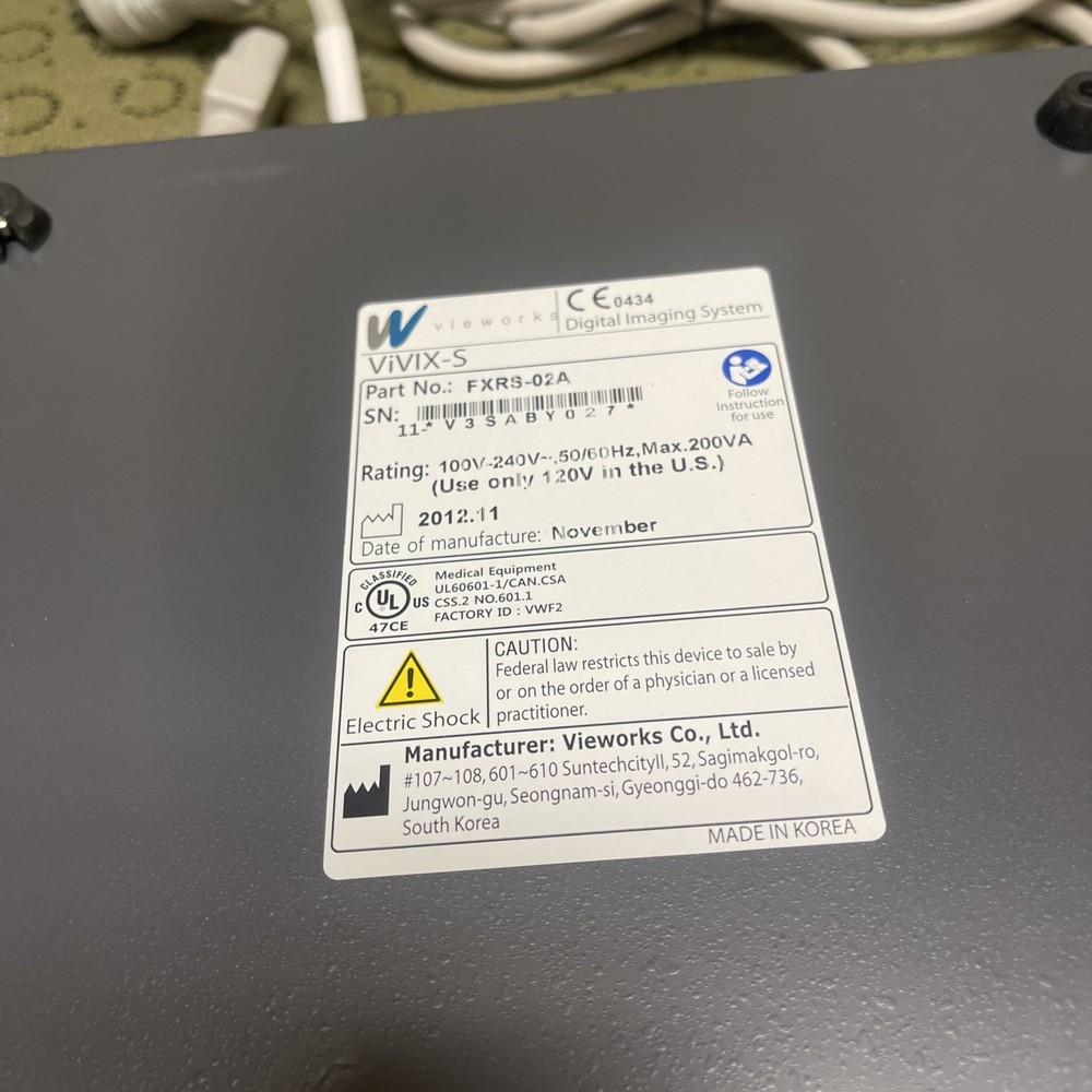 Vieworks Vivix-S Wireless FXRS-02A Digital Imaging System Panel Control Unit