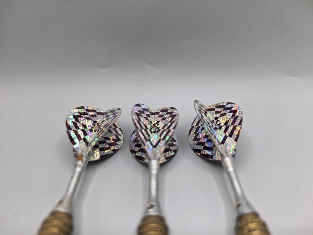 Vintage Mini Brass Darts With Flights