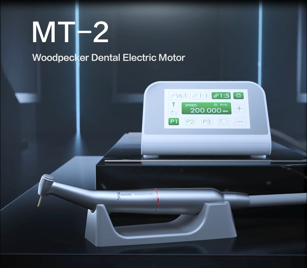 Original Woodpecker Dental Electric Motor MT2 MT3+1:5 Contra Angle LED Handpiece