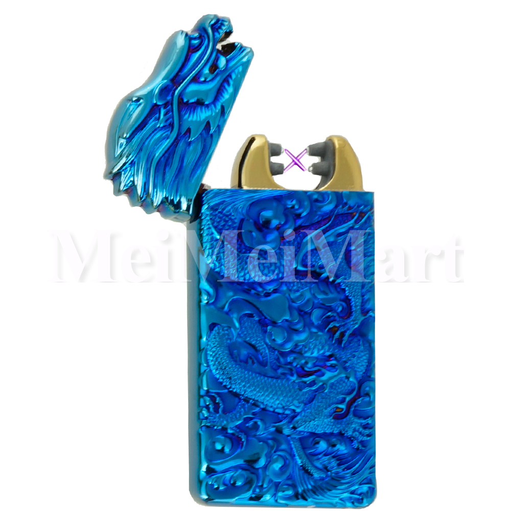 Dragon Shake Electronic Pulse Dual Arc Plasma Lighter with USB Rechargeable BL