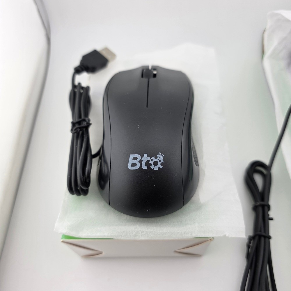 BT Wired Optical Mouse and Keyboard Set USB Full Size