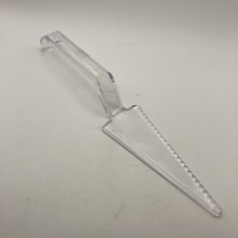 Clear 10” Restaurant Style Pie Cake Server Acrylic Kitchen Tool Serving