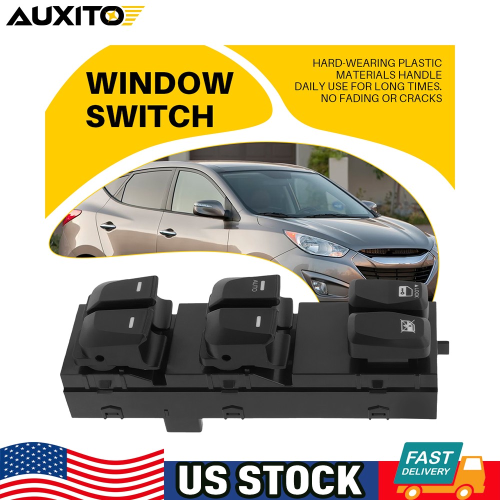 Power Window Master Control Switch Driver Left Door For Hyundai Tucson 2010-2015