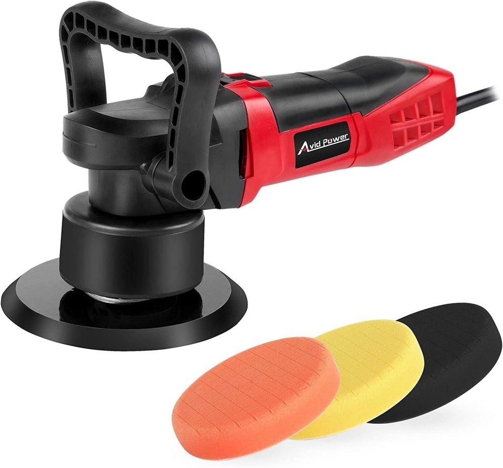 Variable Speed 6-Inch Random Orbital Buffer Polisher - Detailing Made Easy