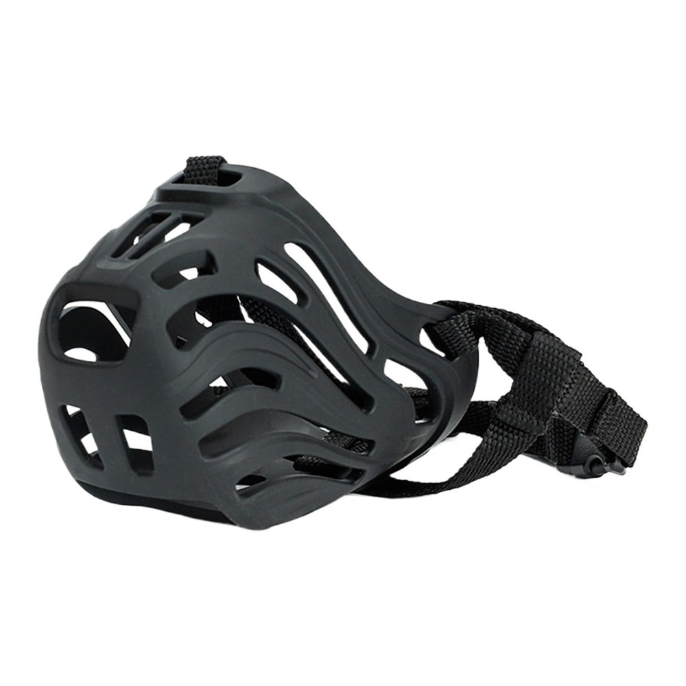 Dog Muzzle For Barking Breathable Mouth Guard Silicone Basket Dog Muzzle