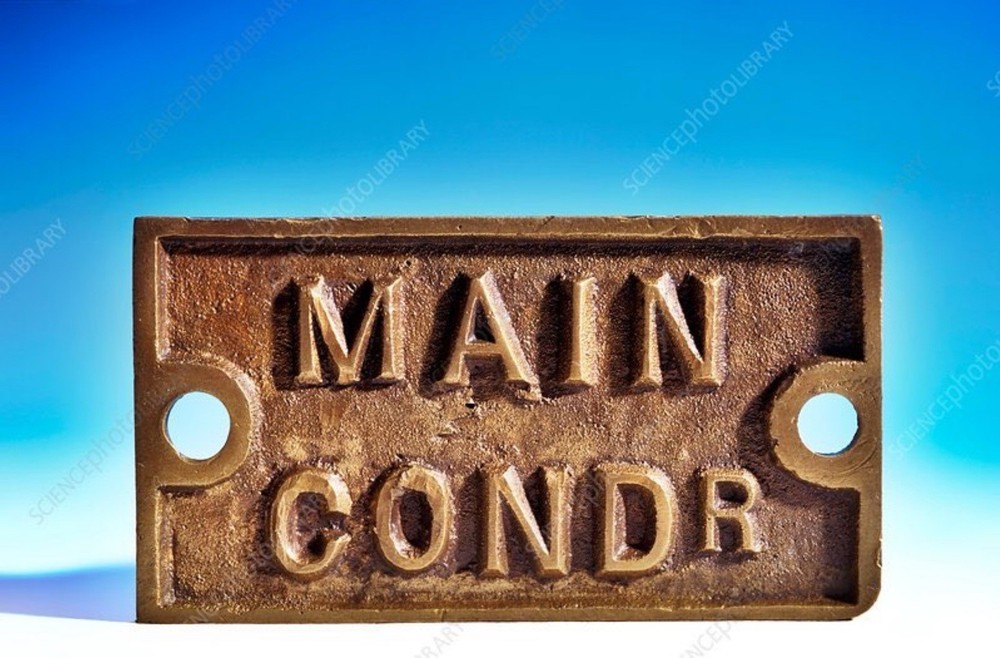 RMS Titanic Main Condenser Identification Plaque Replica