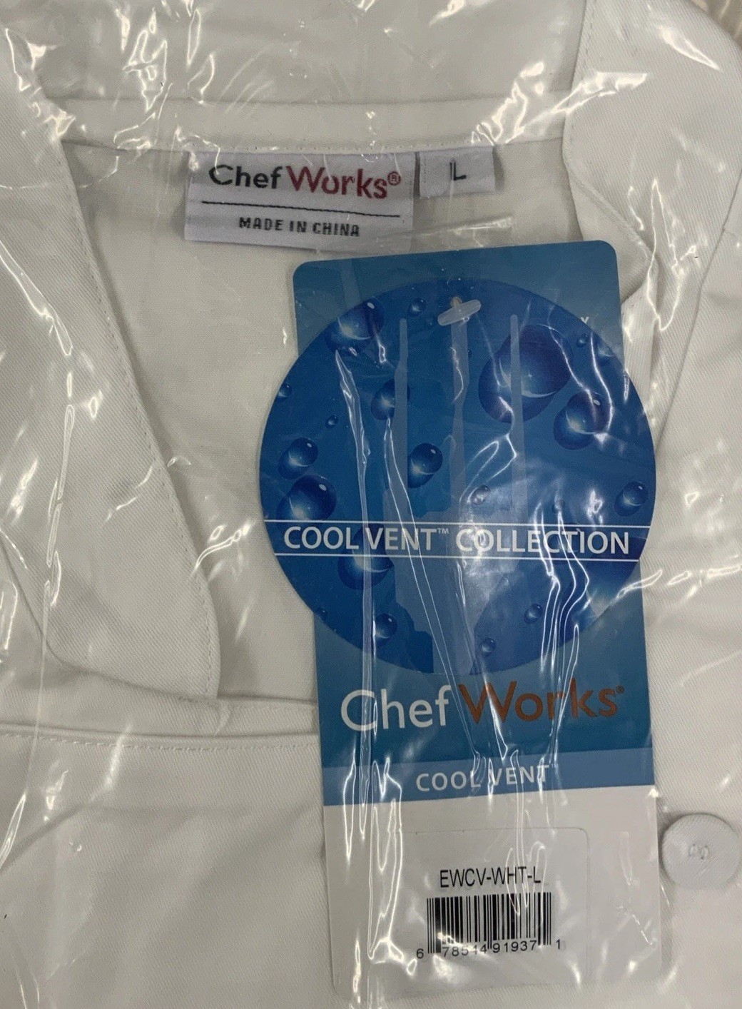 Chef Works Mens Cool Vent Chef Coat