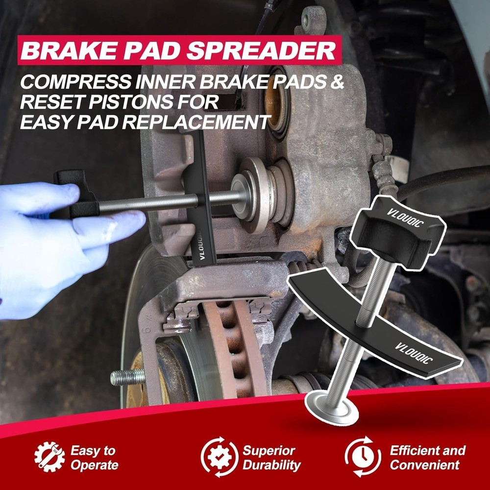 Brake Caliper Compression Tool, Heavy Duty Brake Pad Spreader Tool, caliper