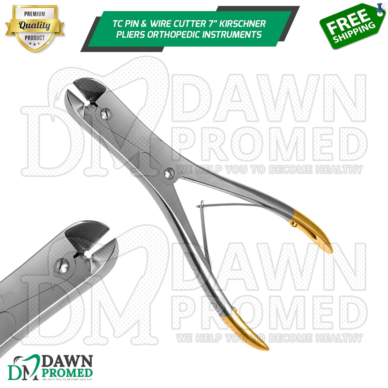 TC Pin & Wire Cutter 7” Kirschner Plier Orthopedic Instruments German Grade