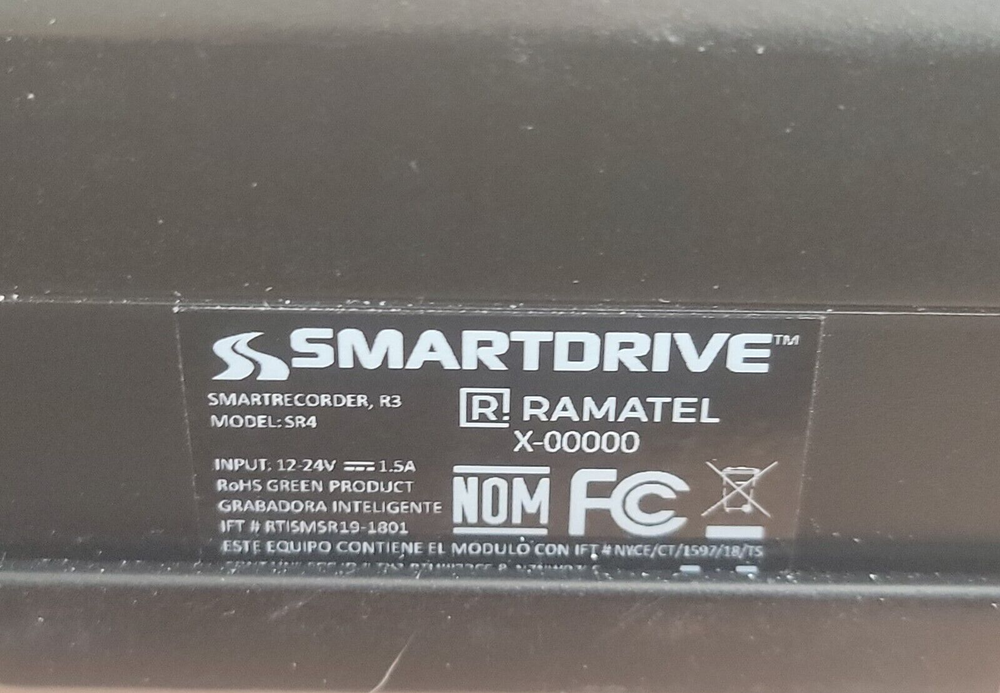Omnitracs SmartDrive SmartRecorder4 Kit SR4 Controller Camera and Driver Device