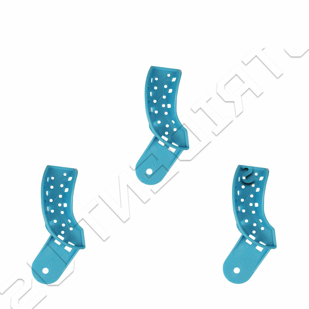 Dental Impression Tray Autoclavable #8 Upper Right / Lower Left (12 pc)