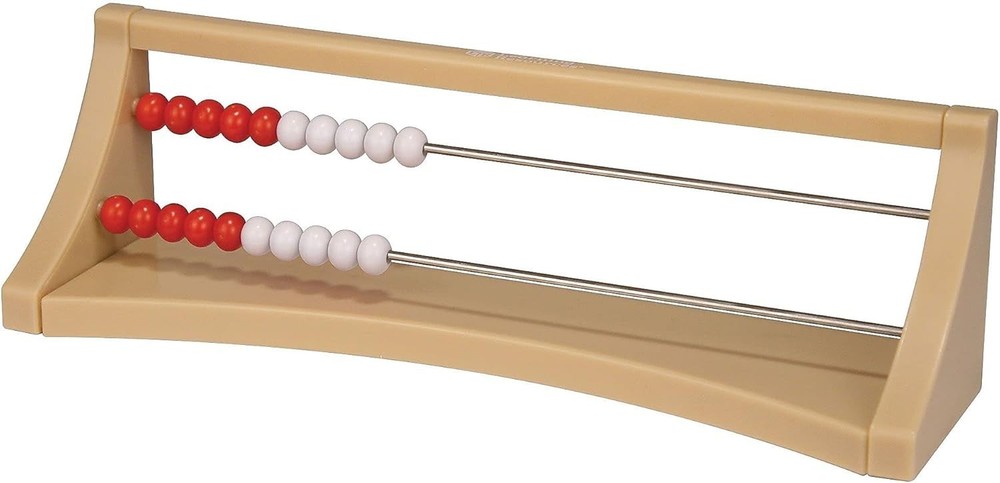 Durable 2-Row Rekenrek Frame: Fun Addition & Subtraction Learning Tool