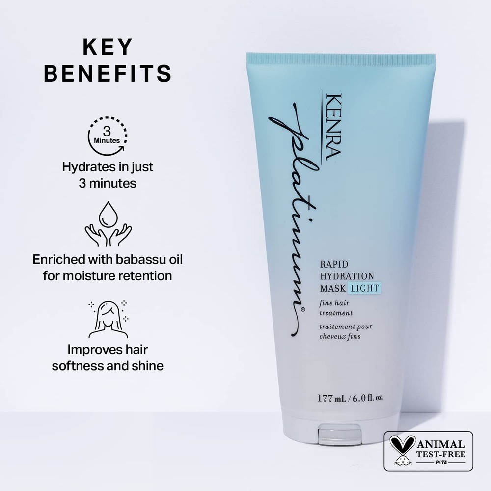 Kenra Platinum Rapid Hydration Mask - 6 oz / Light