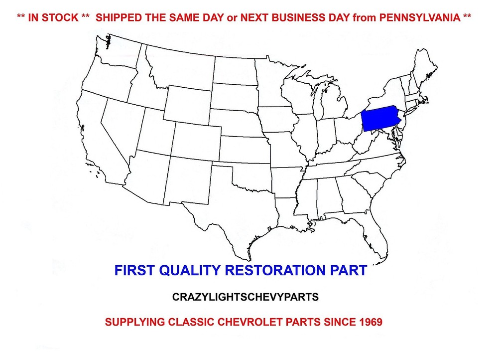 1955 1956 CHEVY INTERIOR SCREW & FASTENER KIT 51 pieces