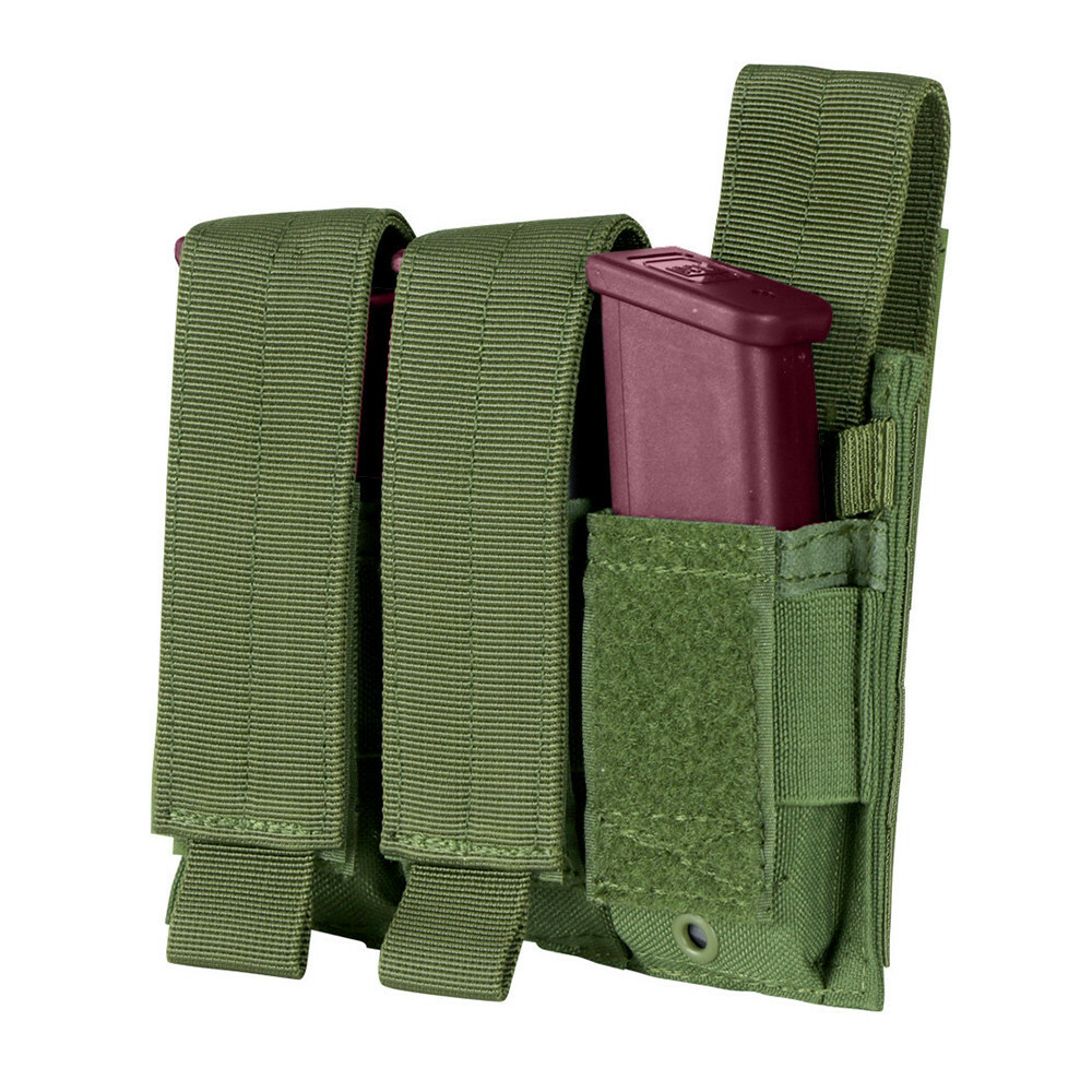 OD Green Tactical Molle Triple Multi-Purpose Modular Mag Pouch