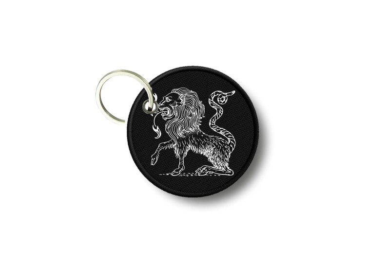 Keychain Round Printed Double-Sided Chimera