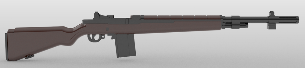 1/16 Scale Battleground M-14 Rifle