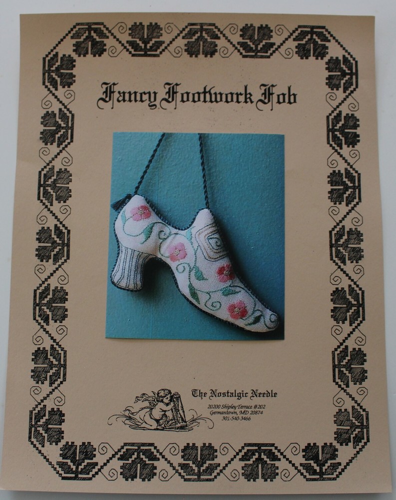 Fancy Footwork Fob - by Nostalgic Needle