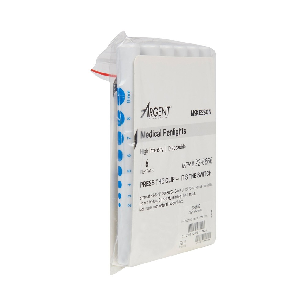 McKesson Disposable Penlight 22-6666 6 per Pack