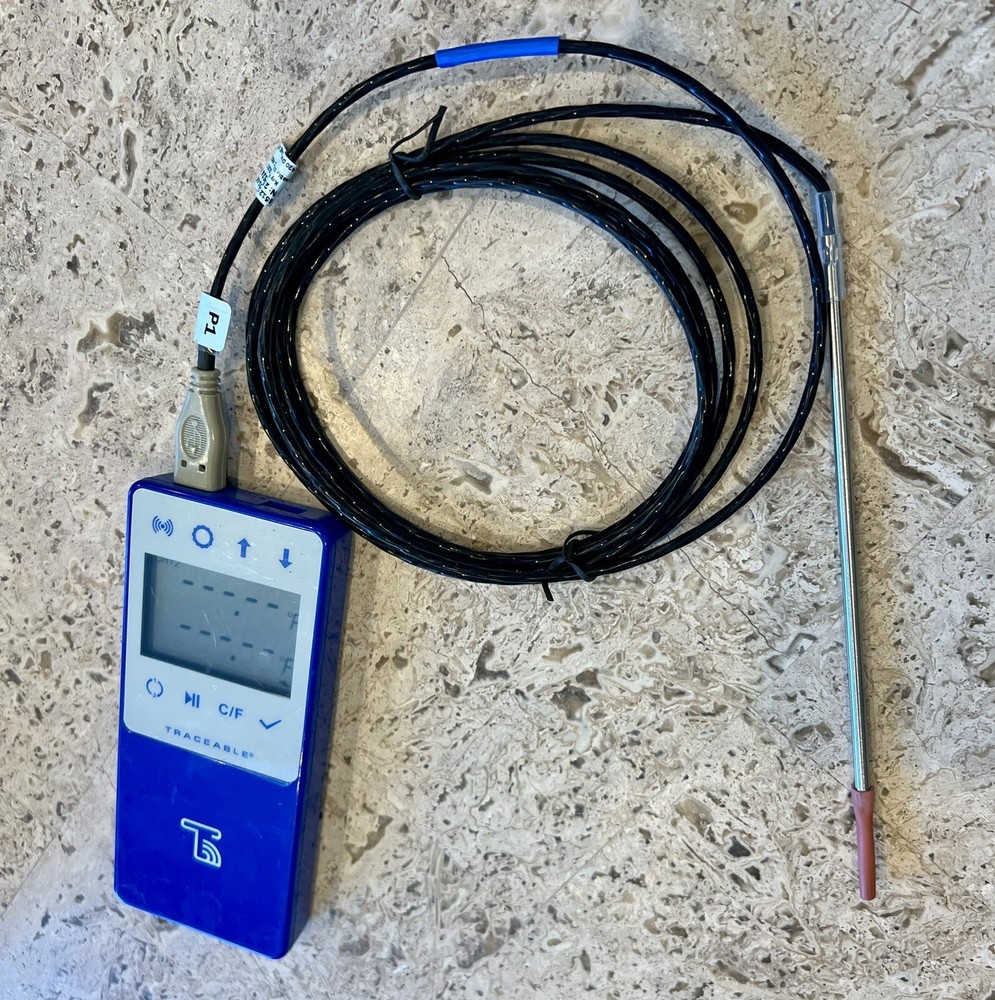 Traceable Wi-Fi Data Logging Refrigerator/Freezer Thermometer With Probe!