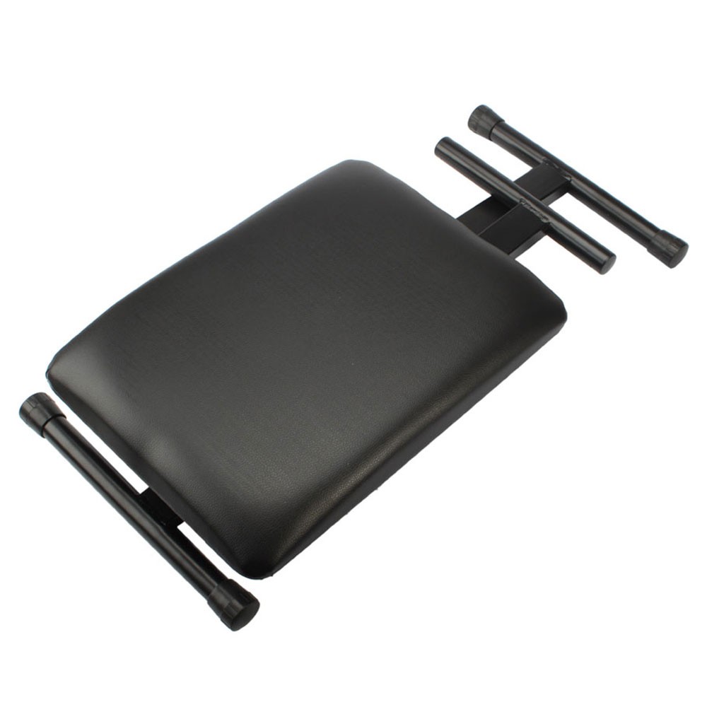 High Quality Adjustable Folding Piano Bench Stool Seat Black