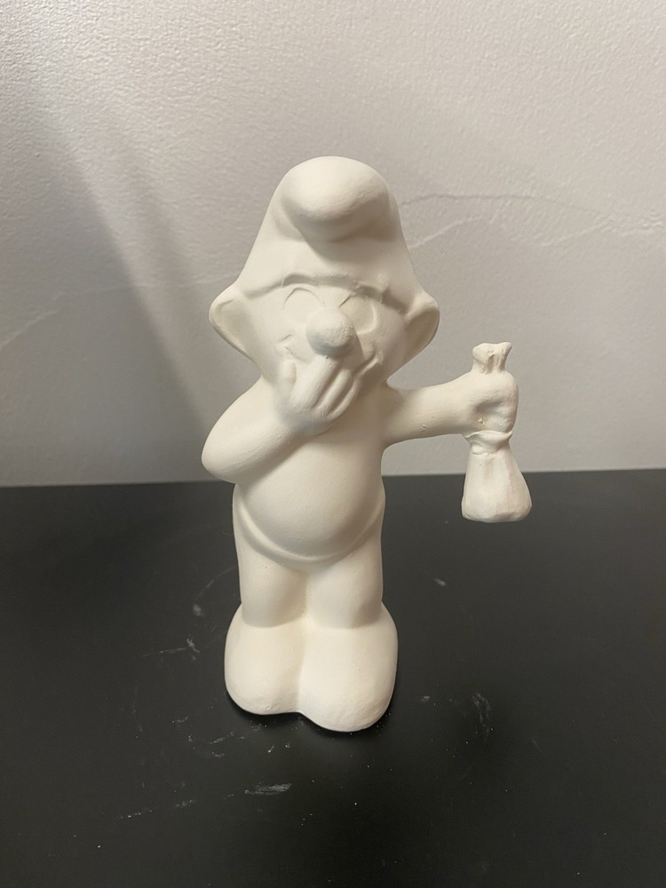 Jokey Smurf Ready To Paint Bisque Ceramic