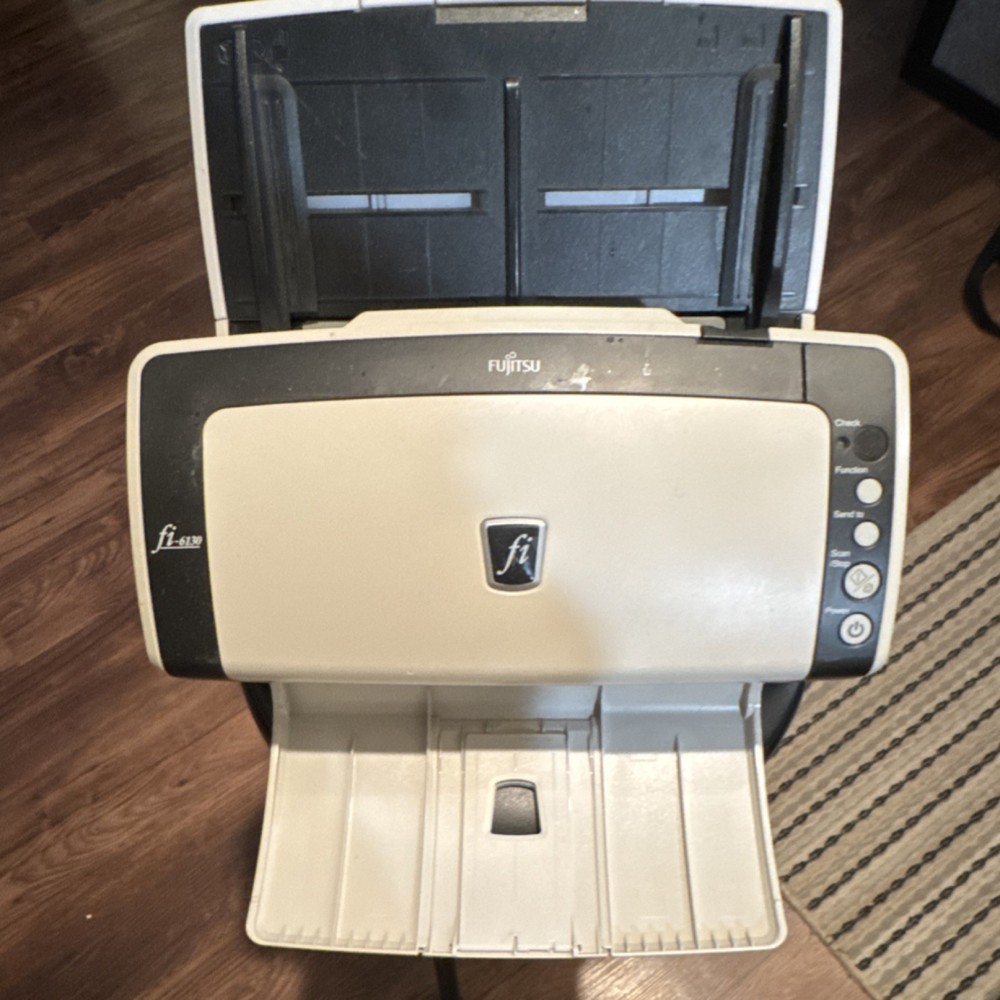 NOTARY BUNDLE: HL-L6200DW printer with second tray. Fijitsu scanner 6130