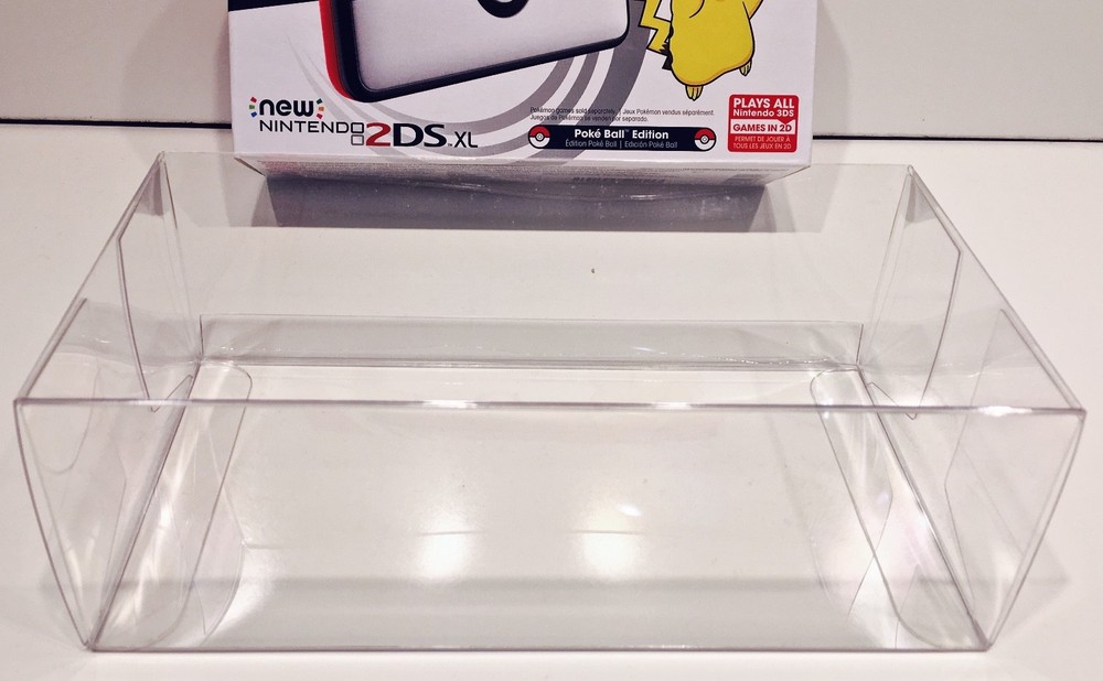 1 Box Protector for NINTENDO 2DS XL Console Boxes (NTSC) Clear Case
