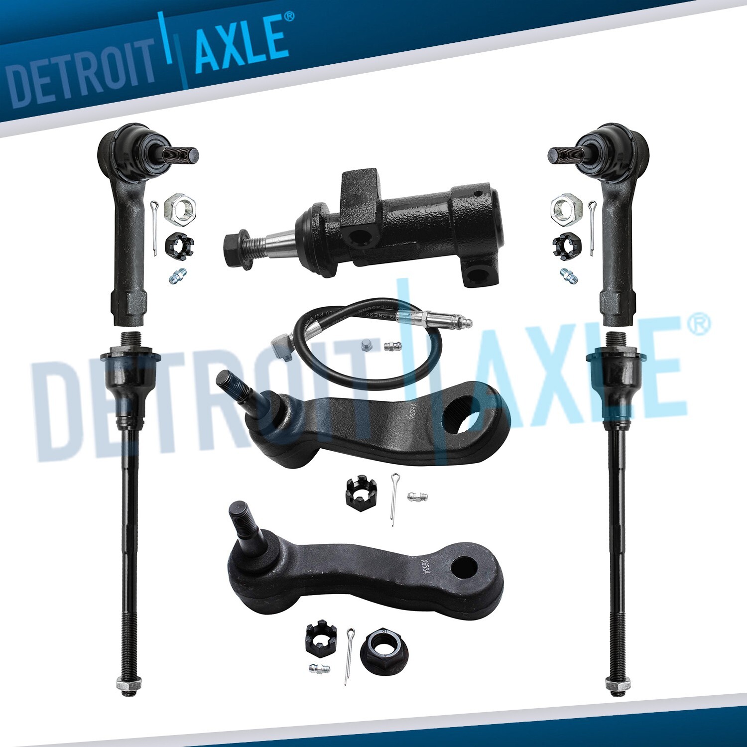Front Inner Outer Tie Rods Idler Arms Kit for Suburban 1500 Tahoe Yukon Escalade
