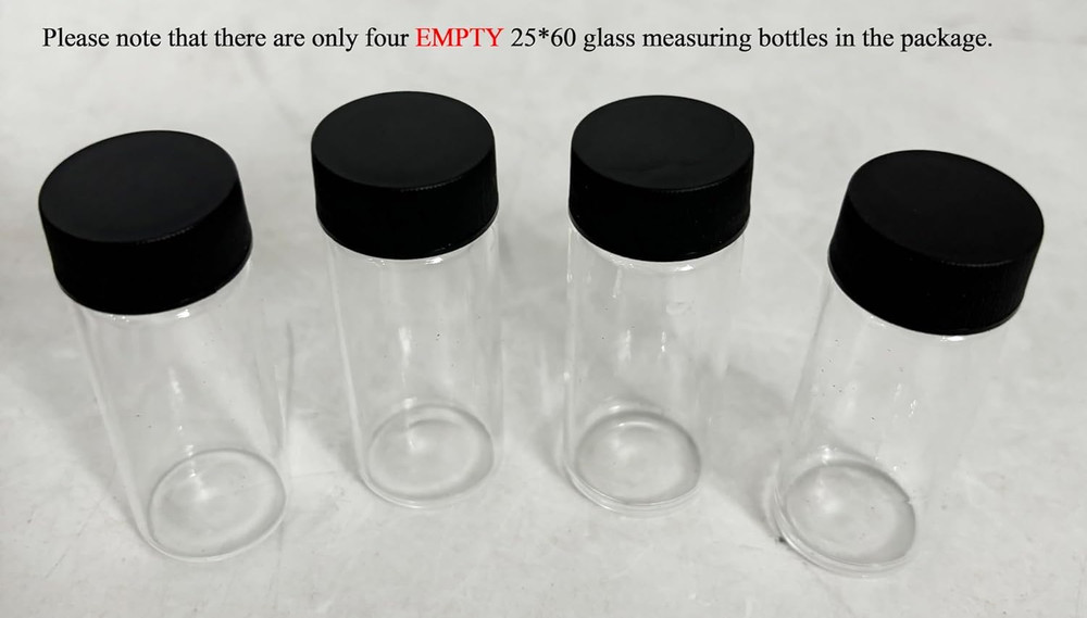 Turbidimeter Solution Bottles 4 Sample Bottles(Two Sets) Turbidity Meter Bottles