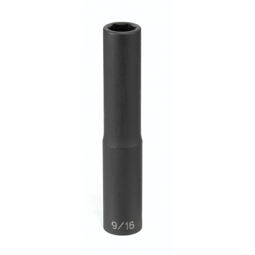 Grey Pneumatic 2012XD 1/2" Drive x 3/8" Extra-Deep Impact Socket, 5" Length