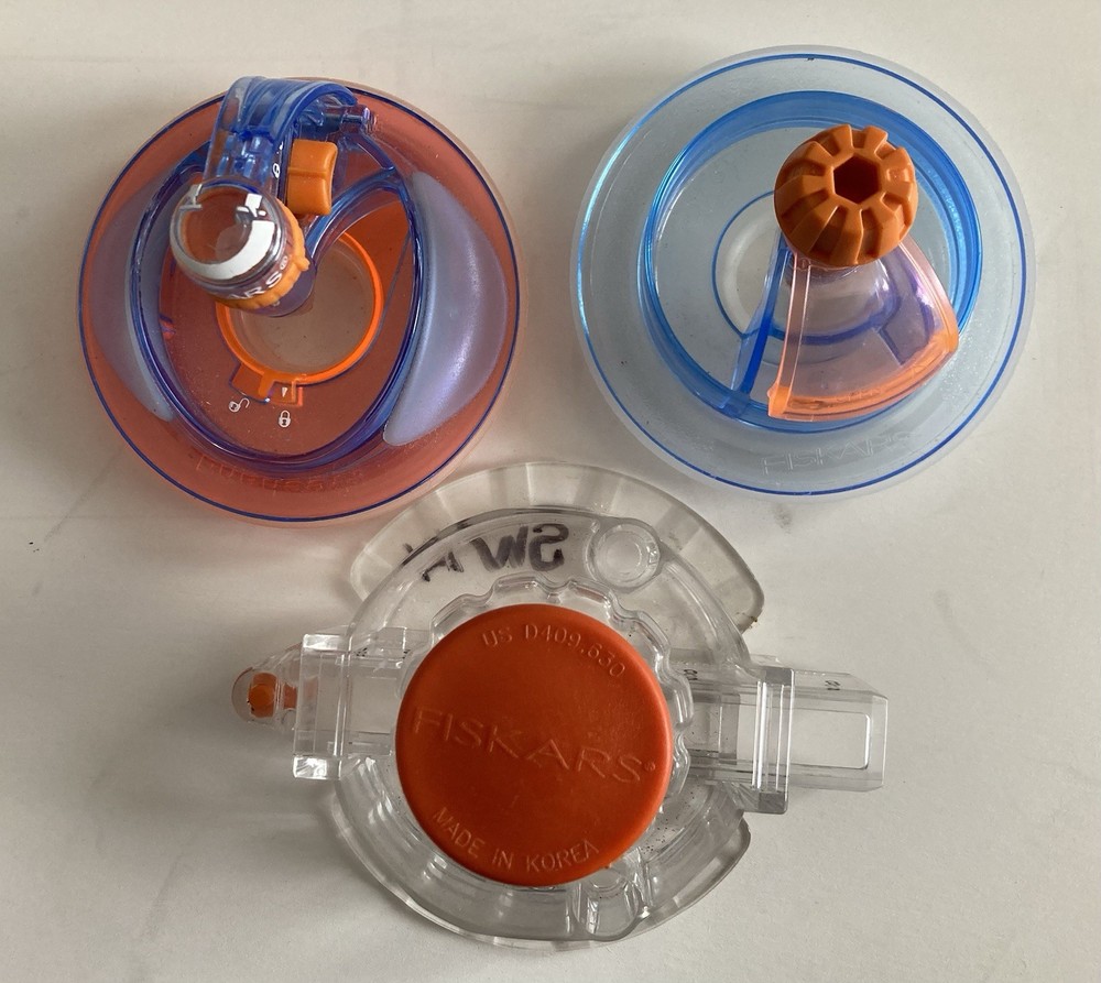 Three Fiskars Ultra ShapeXpress Shape Cutters Pre-owned