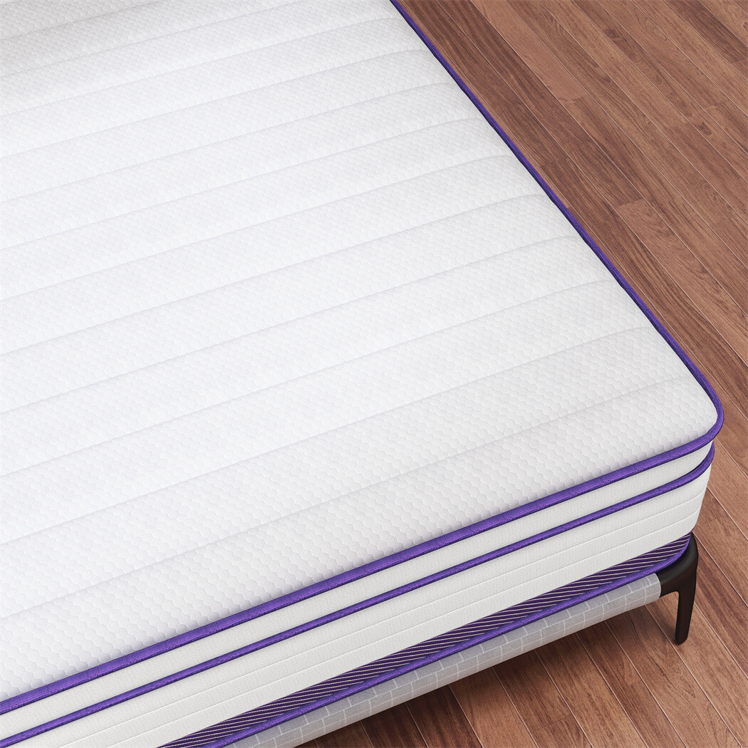 12"14" Gel Memory Foam Spring Hybrid Queen Mattress Twin Full King Size In A Box