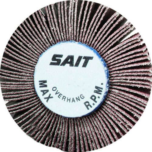 Sait 70024 1-1/2" x 1/2" 40X Premium Aluminum Oxide General Purpose Flap Wheel