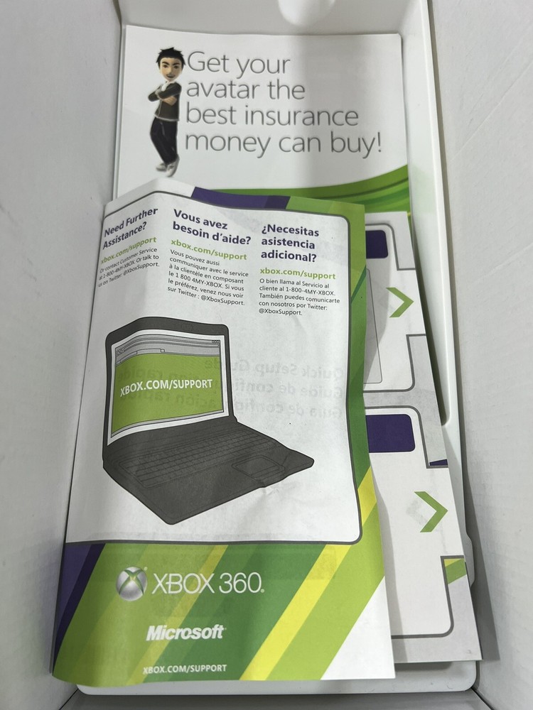 Genuine Microsoft Xbox 360 Kinect Sensor In Box BONUS 2 Games Madden & Adventure